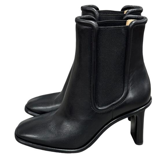 Coach Geneva Leather Chelsea Heeled Booties Black NWOB,All Products : American Fashion Style Bags On Sale
